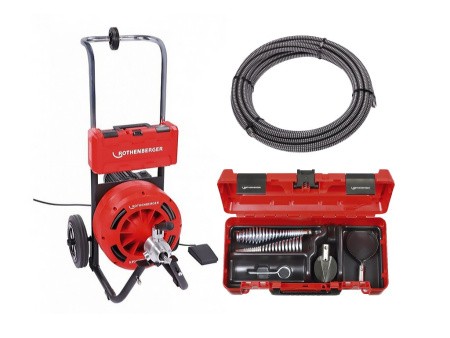 Барабанная электромеханическая прочистная машина для прочистки труб RODRUM L 20 Барабанная электромеханическая прочистная машина для прочистки труб RODRUM L 20