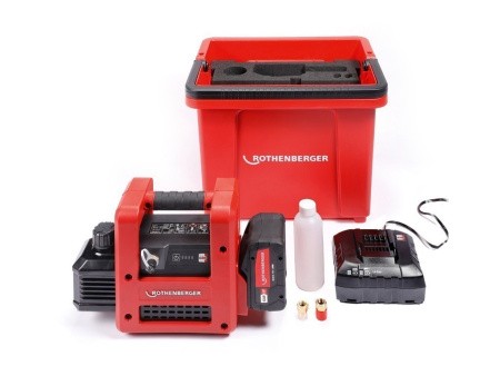 Аккумуляторный двухступенчатый вакуумный насос ROAIRVAC R32